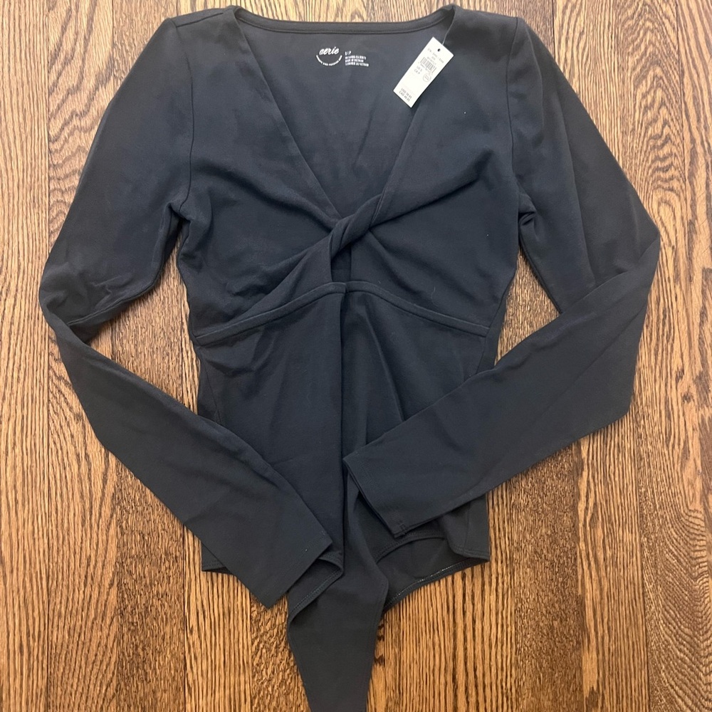 Stylish Black Long Sleeve Top